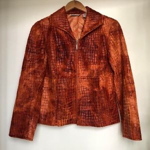 90s/y2k moto jacket by vintage brand a la carte